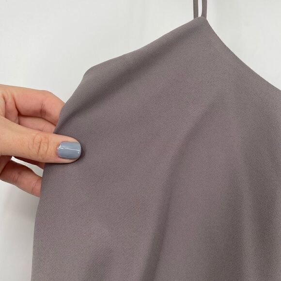 Jenny Yoo Grey Blake Maxi Bridesmaid Formal Dress - Picture 10 of 12